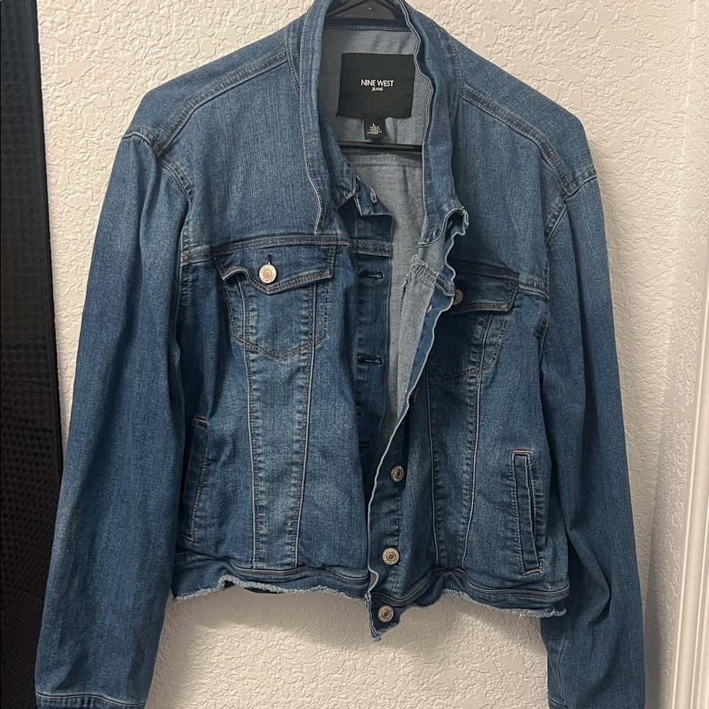 Nine West Classic Blue Jean Jacket